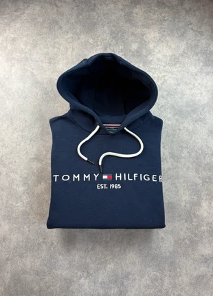 Pull sweat hoodie à capuche Tommy hilfiger /bleu marine / taille L/ neuf/ unisexe, merk: Tommy Hilfiger, staat: Nieuw zonder prijskaartje, maat: L, € 45,00, € 47,95 inclusief Kopersbescherming