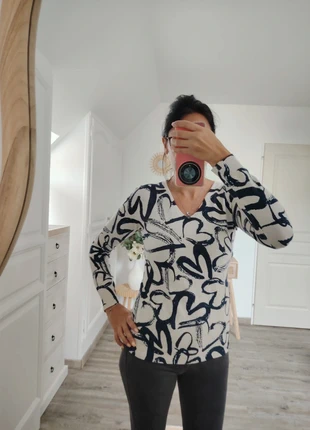 Pull motifs bleus marine taille L/XL, marque: Damod, état: Neuf avec étiquette, taille: XL / 42 / 14, 18,00 €, 19,60 € Protection acheteurs (Pro) incluse