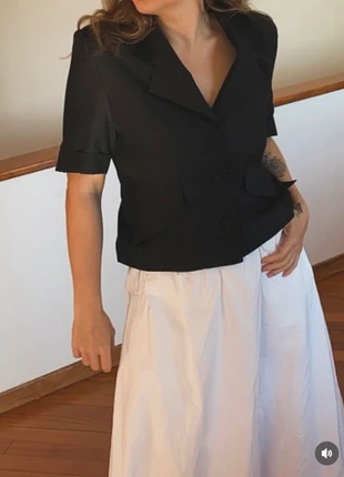 Minimal vintage blouse-blazer | Stylist Curated, marque: Vintage Dressing, état: Très bon état, taille: M / 38 / 10, 15,00 €, 16,45 € Protection acheteurs incluse