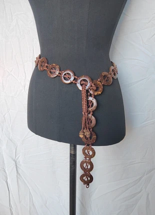 Ceinture décorative en coco 🌷 Années 2000, taille 32 à 50, marque: Vintage, état: Très bon état, taille: 105 cm, 13,00 €, 14,35 € Protection acheteurs (Pro) incluse