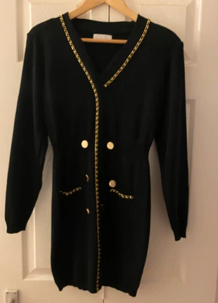 Woman’s lovely quiz dress black & gold size M, brand: Quiz, condition: Very good, size: M / 10, £15.00, £16.45 includes Buyer Protection