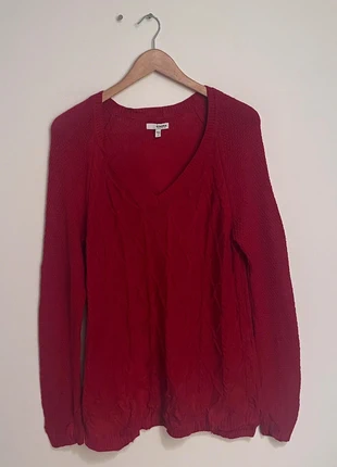 Pull col V en maille Vintage Dressing rouge - L Femme, marque: Vintage Dressing, état: Très bon état, taille: L / 40 / 12, 6,00 €, 7,00 € Protection acheteurs incluse