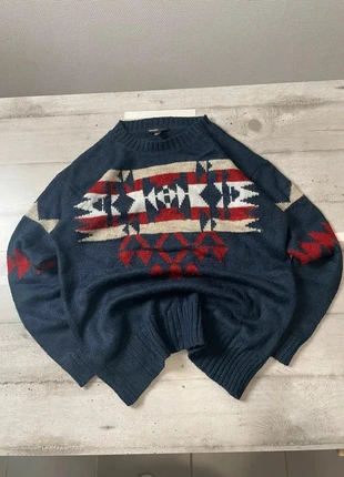 Pull d’hiver homme Mango taille S couleur bleu marine à motifs très bon état, merk: Mango, staat: Heel goed, maat: S, € 8,99, € 10,14 inclusief Kopersbescherming Pro