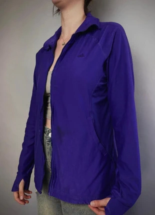 💜 Sporty Retro Energy Vibe Adidas Purple Zip-Up Track Jacket | Thumbhole Cuffs + Sport Fit, marque: adidas, état: Bon état, taille: L / 40 / 12, 7,95 €, 9,05 € Protection acheteurs incluse