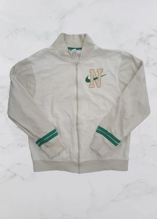 Veste ZIP Nike vintage blanc vert logo brodé authentique, Taille L, marque: Nike, état: Très bon état, taille: L, 25,00 €, 26,95 € Protection acheteurs incluse