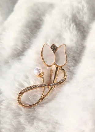 Spilla dorata con brillantini, état: Neuf sans étiquette, 5,00 €, 5,95 € Protection acheteurs incluse