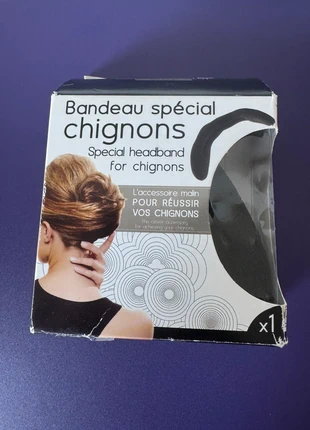 Bandeau spécial chignon noir, marke: Glamour Style, zustand: Neu, mit Etikett, 5,00 €, 5,95 € inklusive Vinted-Käuferschutz