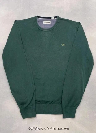Pull Lacoste récent col rond Vert foncé Homme 100% Coton Old money - Taille S /879R, marque: Lacoste, état: Très bon état, taille: S, 39,00 €, 41,65 € Protection acheteurs (Pro) incluse