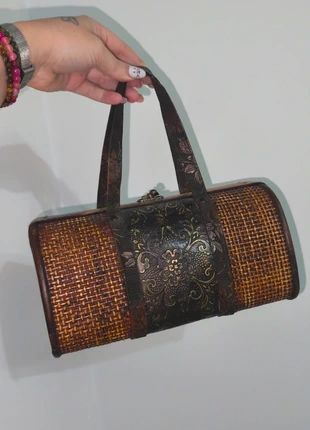 Bolso de madera vintage., marque: Vintage Dressing, état: Très bon état, 27,00 €, 29,05 € Protection acheteurs incluse