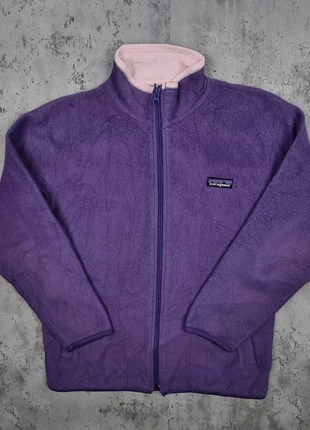 Polaire zippée Patagonia violette – Taille M Femme (mesures en photos), brand: Patagonia, condition: Very good, size: M / 38 / 10, €50.00, €53.20 includes Buyer Protection