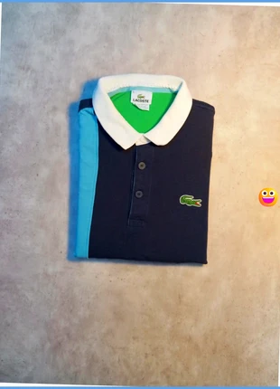 Polo Lacoste bleu marine gros logo brodé pour homme taille 4 taille M - authentique - très bon état, merk: Lacoste, staat: Heel goed, maat: M, € 27,00, € 29,05 inclusief Kopersbescherming Pro