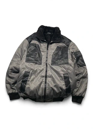 Vintage Bomber Pilot Work Jacket - Grey/black XL, marca: Vintage Dressing, estado: Muito bom, tamanho: XL, €35.00, €37.45 inclui Proteção do Comprador