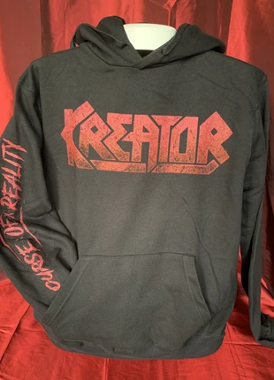 Sweat/hoodie à capuche Kreator Curse Of Reality – Taille L - Neuf – Officiel Merchandising, brand: Kreator, condition: New without tags, size: L, €65.00, €68.95 includes Buyer Protection Pro