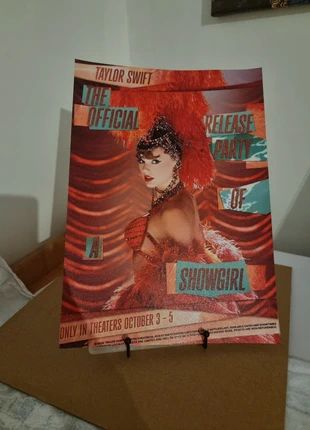 Taylor Swift The Life of a Showgirl poster, brand: Taylor Swift, condition: Like new, £10.00, £11.20 includes Buyer Protection