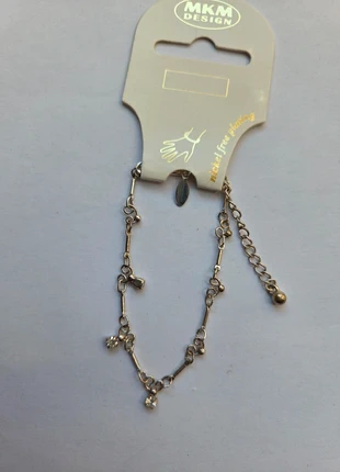Zilverkleurige armband, merk: MKM, staat: Heel goed, € 1,50, € 2,28 inclusief Kopersbescherming