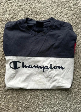 T-shirt Champion tricolore – Taille XS – Bon État, merk: Champion, staat: Goed, maat: XS, € 1,00, € 1,75 inclusief Kopersbescherming