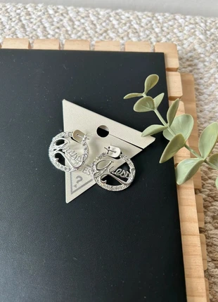 Boucles d’oreilles Guess rondes argentées strassées – Neuves, brand: Tresor, condition: New with tags, €17.00, €18.55 includes Buyer Protection