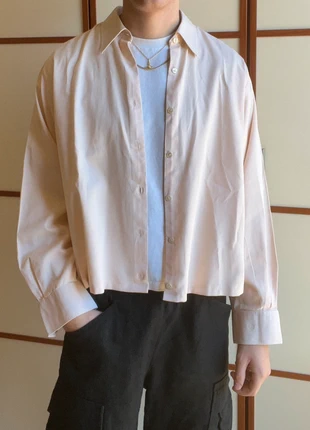 Camicia vintage crop boxy fit, marque: Vintage Dressing, état: Très bon état, taille: L, 25,00 €, 26,95 € Protection acheteurs incluse