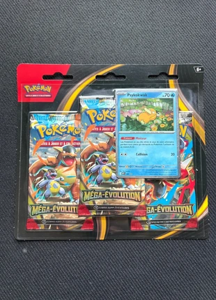 Tripack mega évolution, marque: Asmodee, état: Neuf sans étiquette, 21,00 €, 22,75 € Protection acheteurs incluse