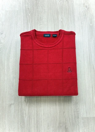 Sweat pull col rond ras du cou Izod rouge taille L, brand: IZOD, condition: Very good, size: L, €8.50, €9.63 includes Buyer Protection Pro