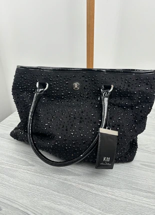 Karen Millen y2k 2000s diamante black handbags with gems trashy mcbling baddie, brand: Karen Millen, condition: Very good, £14.99, £16.44 includes Buyer Protection