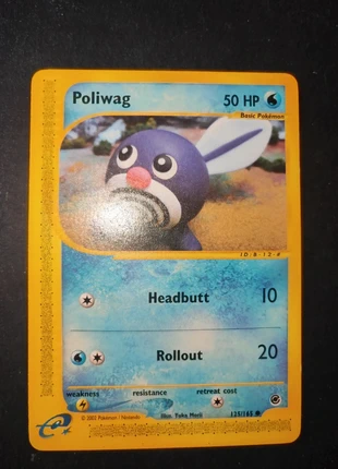 Poliwag 125/165 expedition, marque: Pokémon, état: Très bon état, 2,90 €, 3,75 € Protection acheteurs (Pro) incluse
