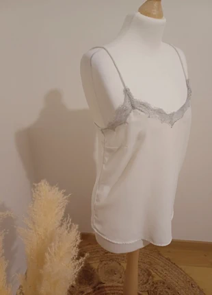 Débardeur blanc fluide - T.XS (34), état: Satisfaisant, taille: XS / 34 / 6, 1,00 €, 1,75 € Protection acheteurs (Pro) incluse