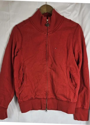 Sweat zippé mixte Tommy Hilfiger rouge, Taille L, très bon état, marca: Tommy Hilfiger, estado: Muito bom, tamanho: L, €22.00, €23.80 inclui Proteção do Comprador Pro