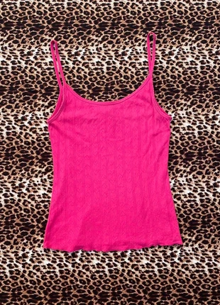 Y2K heart pointelle tank top, brand: American Eagle, condition: Very good, size: M / US 8-10, $5.00, $5.95 includes Buyer Protection