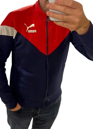 Puma MCS Track ’87 vintage veste zippée rouge/bleu marine M, excellent état, marke: Puma, zustand: Sehr gut, größe: M, 29,00 €, 31,15 € inklusive Vinted-Käuferschutz