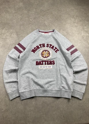 Sweat universitaire USA gris et rouge bordeaux boxy fit Y2K taille M homme, marke: Vintage Dressing, zustand: Gut, größe: M, 5,00 €, 5,95 € inklusive Vinted-Käuferschutz