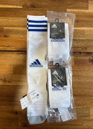 3 x Adidas Kids Football Socks 10k - 11.5k, brand: adidas, condition: New with tags, size: 7 years / 122 cm, £10.95, £12.13 includes Buyer Protection Pro
