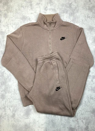 Ensemble survêtement Nike marron clair taille S pantalon jogging et sweat half zip mixte 1/2 zip, marca: Nike, estado: Muy bueno, tamaño: S, 45,00 €, 47,95 € Protección al comprador Pro incluida