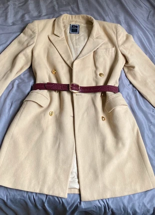 Sublime manteau mi long beige très chaud en laine et cachemire, brand: Nino Almafi, condition: Very good, size: L / 40 / 12, €70.00, €74.20 includes Buyer Protection