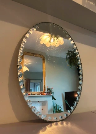 Superbe miroir ancien « piqué », marque: Vintage, état: Bon état, 28,00 €, 30,10 € Protection acheteurs incluse