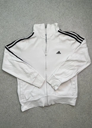 Veste zippée Adidas - Basique - Blanc - XS - 95% Coton - Sportswear, brand: adidas, condition: Very good, size: XS / 34 / 6, €15.00, €16.45 includes Buyer Protection