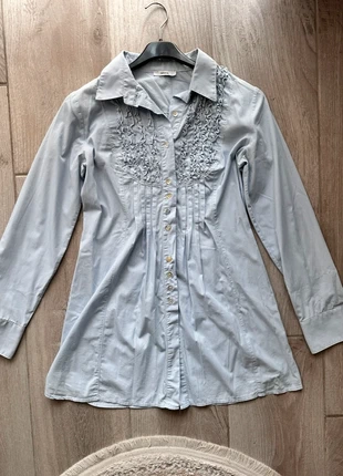 Vestito camicia con volant frontali misura M, brand: Imperial, condizioni: Ottime, taglia: M / IT 42 / EU 38, €8.00, €9.10 include la Protezione acquisti