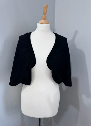 Reiss Black Ruffle Detail Bolero Uk Small/M, brand: Reiss, condition: Very good, size: M / UK 12-14, £13.99, £15.39 includes Buyer Protection