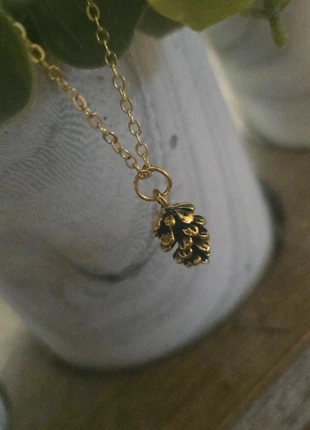 Pine Cone Necklace, brand: Charlotte Oliver, condition: New with tags, £5.00, £5.95 includes Buyer Protection
