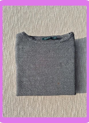 Pull gris Lauren Ralph Lauren femme M col rond 100% coton, marque: Lauren Ralph Lauren, état: Bon état, taille: M / 38 / 10, 15,00 €, 16,45 € Protection acheteurs (Pro) incluse