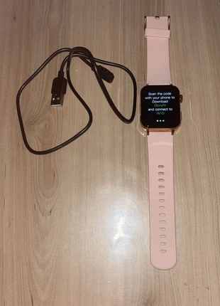 Montre connectée tactile rose pastel comme neuve, brand: Amazon, condizioni: Ottime, taglia: Taglia unica, €3.00, €3.85 include la Protezione acquisti