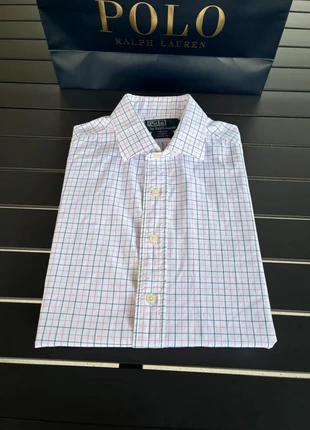 Chemise manche longue à carreaux 100% coton Classic fit Ralph Lauren blanc/rose/bleu taille L, marque: Ralph Lauren, état: Très bon état, taille: L, 24,50 €, 26,43 € Protection acheteurs (Pro) incluse