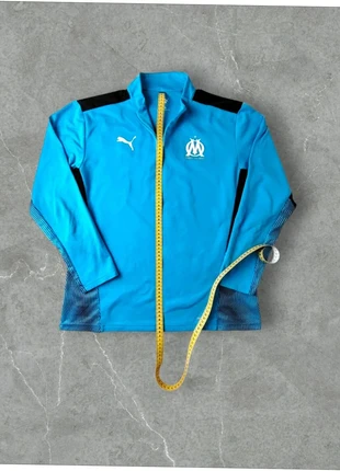 Quart-zip d'entraînement Olympique de Marseille - Saison 2021/2022 - Taille L, merk: Olympique De Marseille, staat: Heel goed, maat: L, € 25,00, € 26,95 inclusief Kopersbescherming