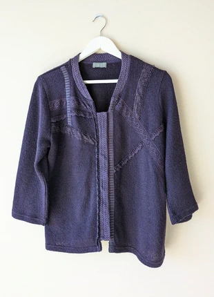 Per Una purple vintage embellished cardigan, brand: Per Una, condition: Very good, size: L / UK 16-18, £15.00, £16.45 includes Buyer Protection