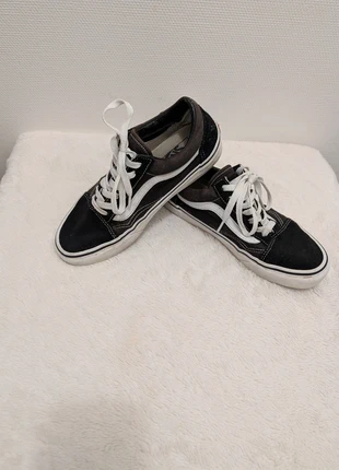 Vans Old Skool Noires - Taille 38, marque: Vans, état: Bon état, taille: 38, 5,90 €, 6,90 € Protection acheteurs incluse