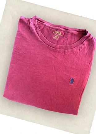 T-shirt homme Ralph Lauren M rouge framboise logo brodé bleu, parfait état, marca: Ralph Lauren, estado: Muito bom, tamanho: M, €15.00, €16.45 inclui Proteção do Comprador