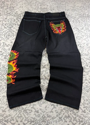 Jean Baggy Brodé Style Hip Hop / Taille 46, brand: Denim, condizioni: Ottime, taglia: IT 46 | W36, €54.90, €58.35 include la Protezione acquisti Pro