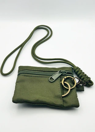 Pouch porta oggetti verde militare Pochette EDC zip nylon portafogli outdoor campeggio 11 × 9 cm, merk: Generic, staat: Nieuw zonder prijskaartje, € 6,99, € 8,04 inclusief Kopersbescherming