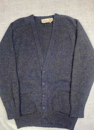 Cardigan Vintage Campsie of Scotland Laine Shetland Bleu Vert Taille S made in u.k. Angleterre, merk: Vintage Dressing, staat: Heel goed, maat: S, € 24,99, € 26,94 inclusief Kopersbescherming Pro