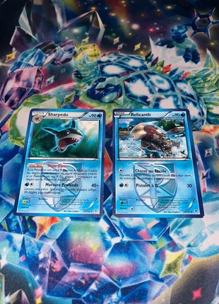 Sharpedo 33/135 et Relicanth 24/101, marke: Pokémon, zustand: Gut, 2,00 €, 2,80 € inklusive Vinted-Käuferschutz
